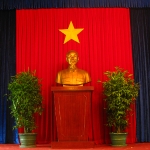 Onkel Ho im Reunification Palast in HCMC / Vietnam